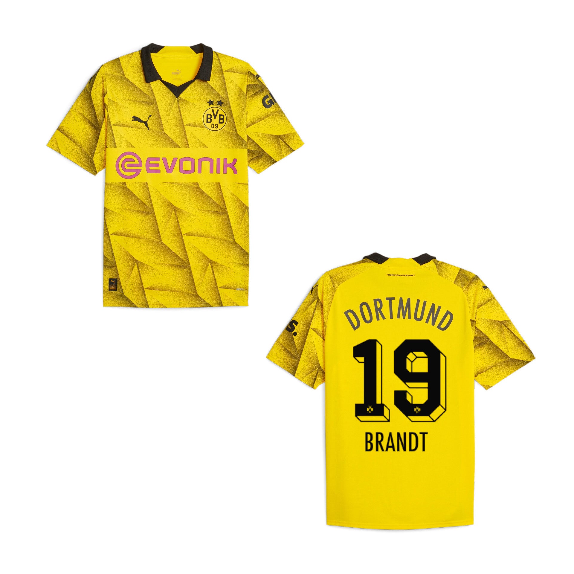 puma BVB BORUSSIA DORTMUND Trikot 3rd Kinder 23 / 24 - BRANDT 19