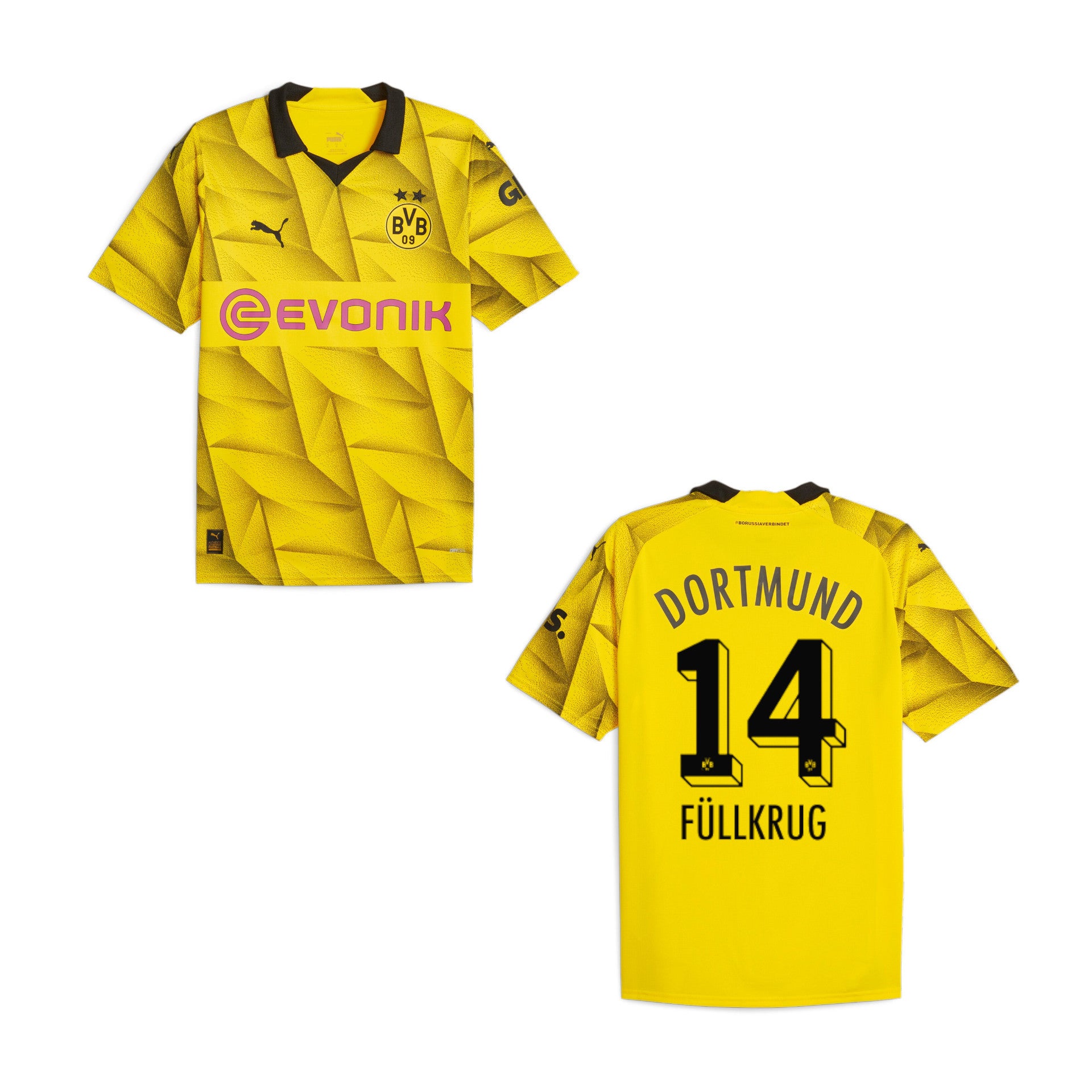 puma BVB BORUSSIA DORTMUND Trikot 3rd Herren 23 / 24 - FÜLLKRUG 14