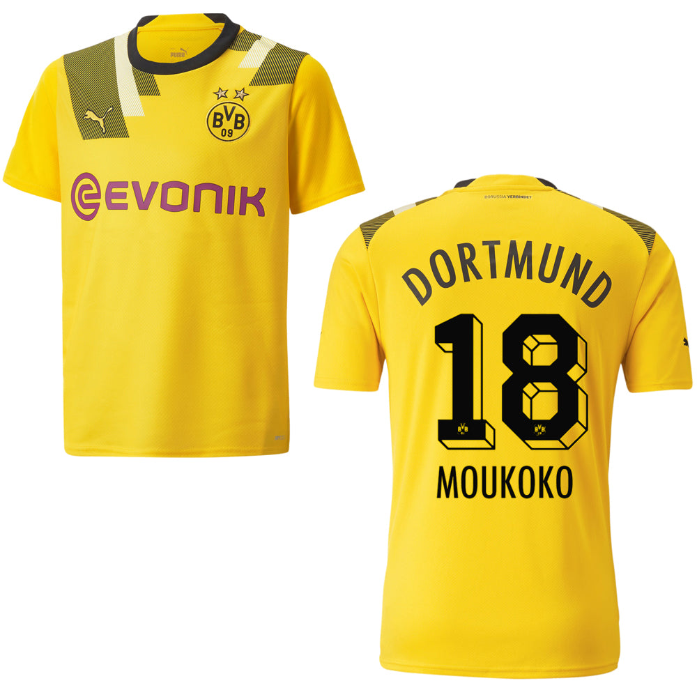 puma BVB BORUSSIA DORTMUND Trikot CUP Herren 22 / 23 - MOUKOKO 18