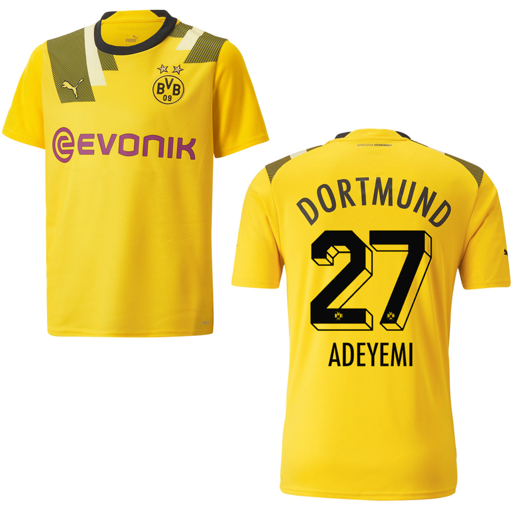 puma BVB BORUSSIA DORTMUND Trikot CUP Kinder 22 / 23 - ADEYEMI 27