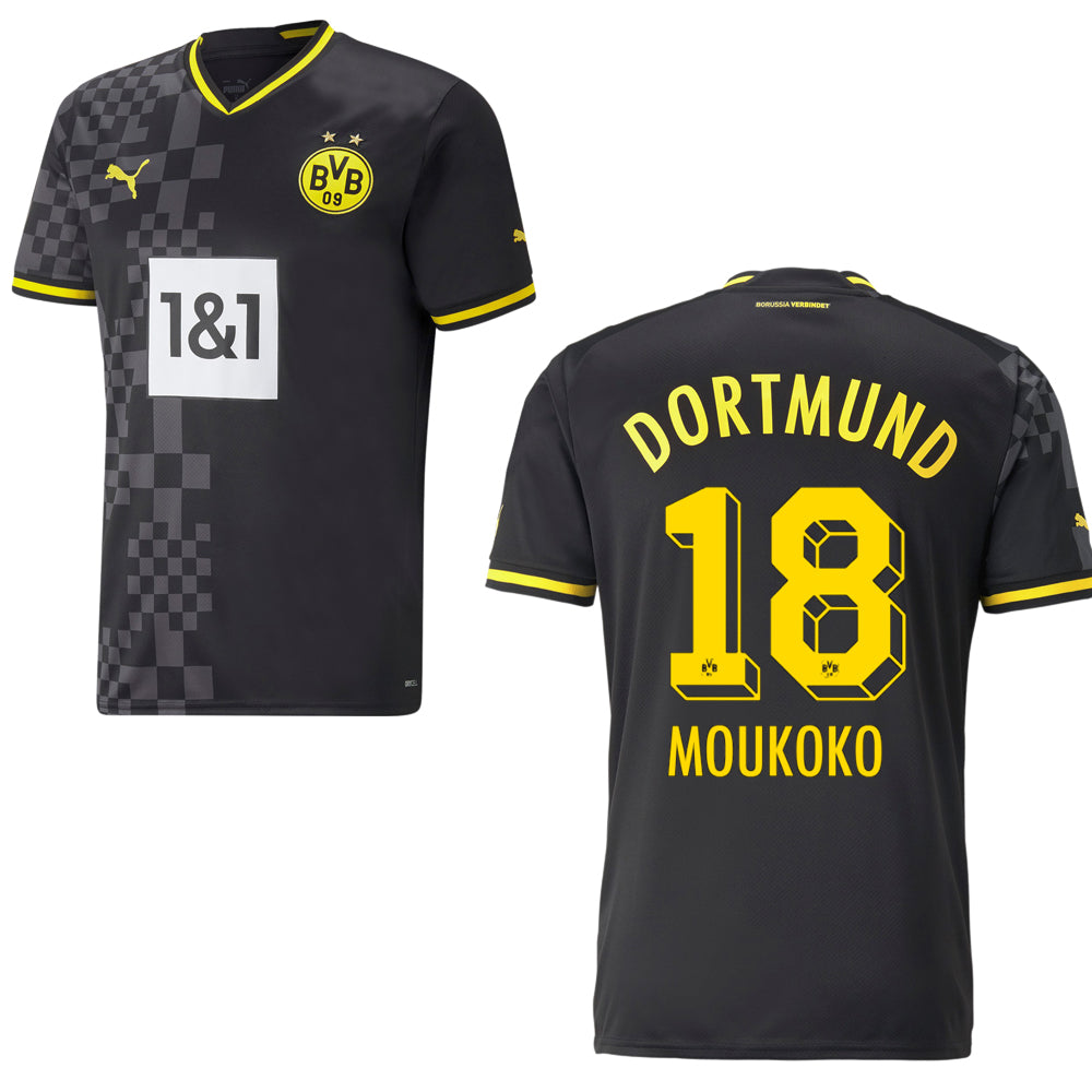 puma BVB BORUSSIA DORTMUND Trikot Away Herren 22 / 23 - MOUKOKO 18