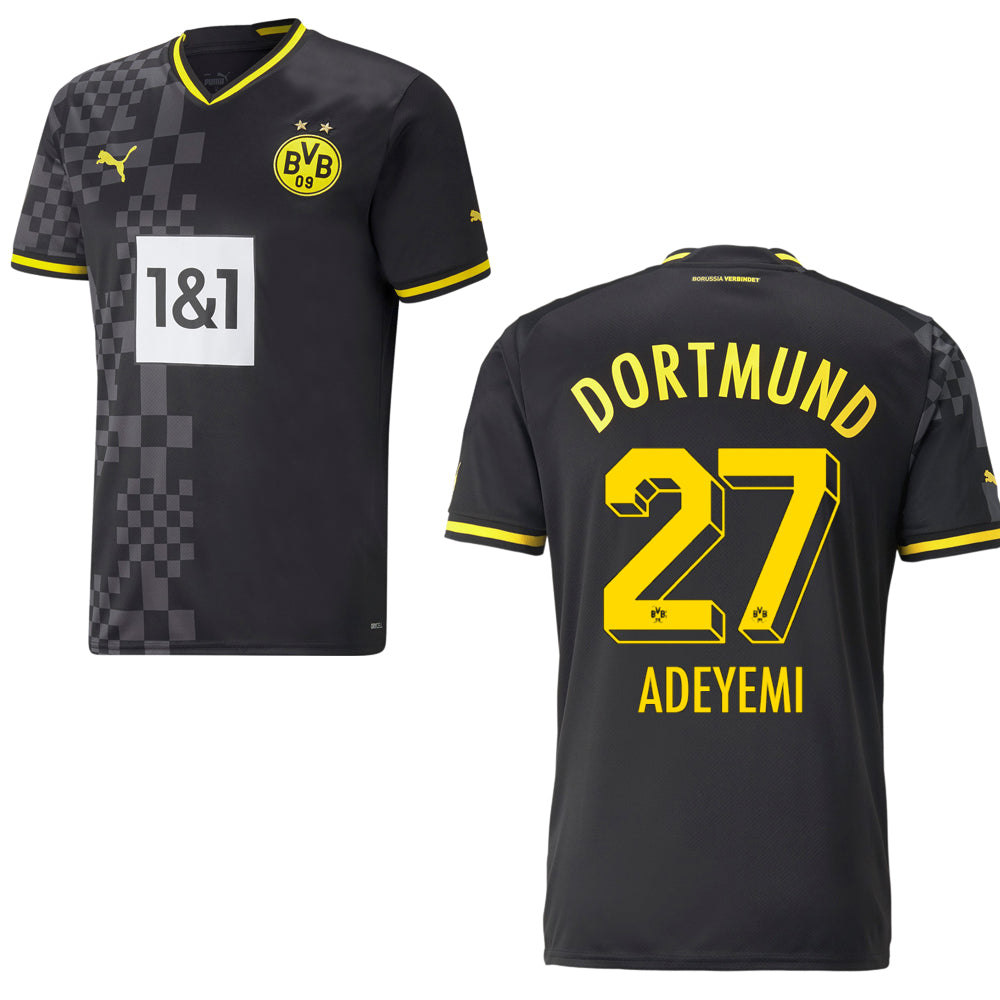 puma BVB BORUSSIA DORTMUND Trikot Away Herren 22 / 23 - ADEYEMI 27