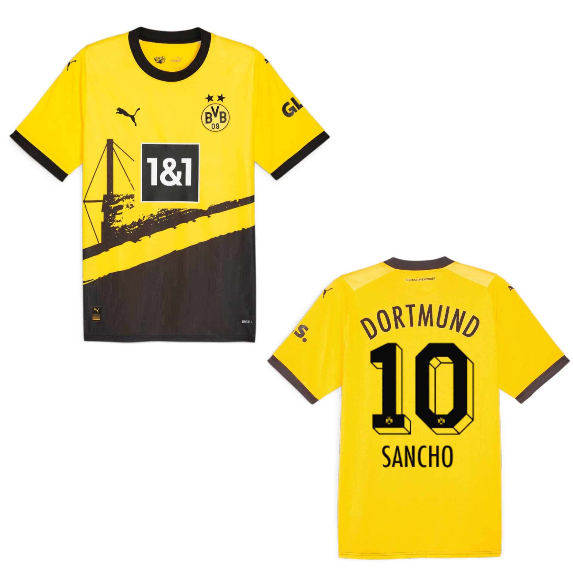 puma BVB BORUSSIA DORTMUND Trikot Home Herren 23 / 24 - SANCHO 10