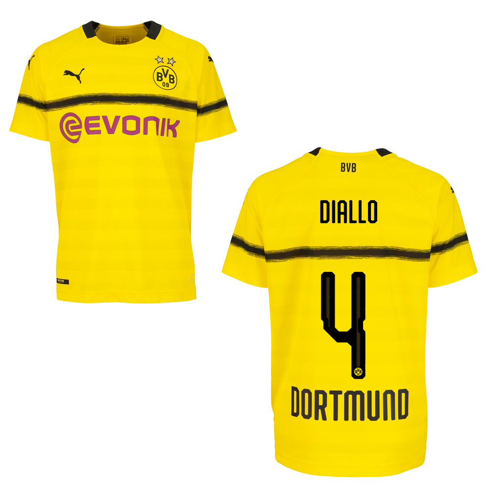 puma BVB BORUSSIA DORTMUND Trikot CUP Herren 2018 / 2019 -  DIALLO 4