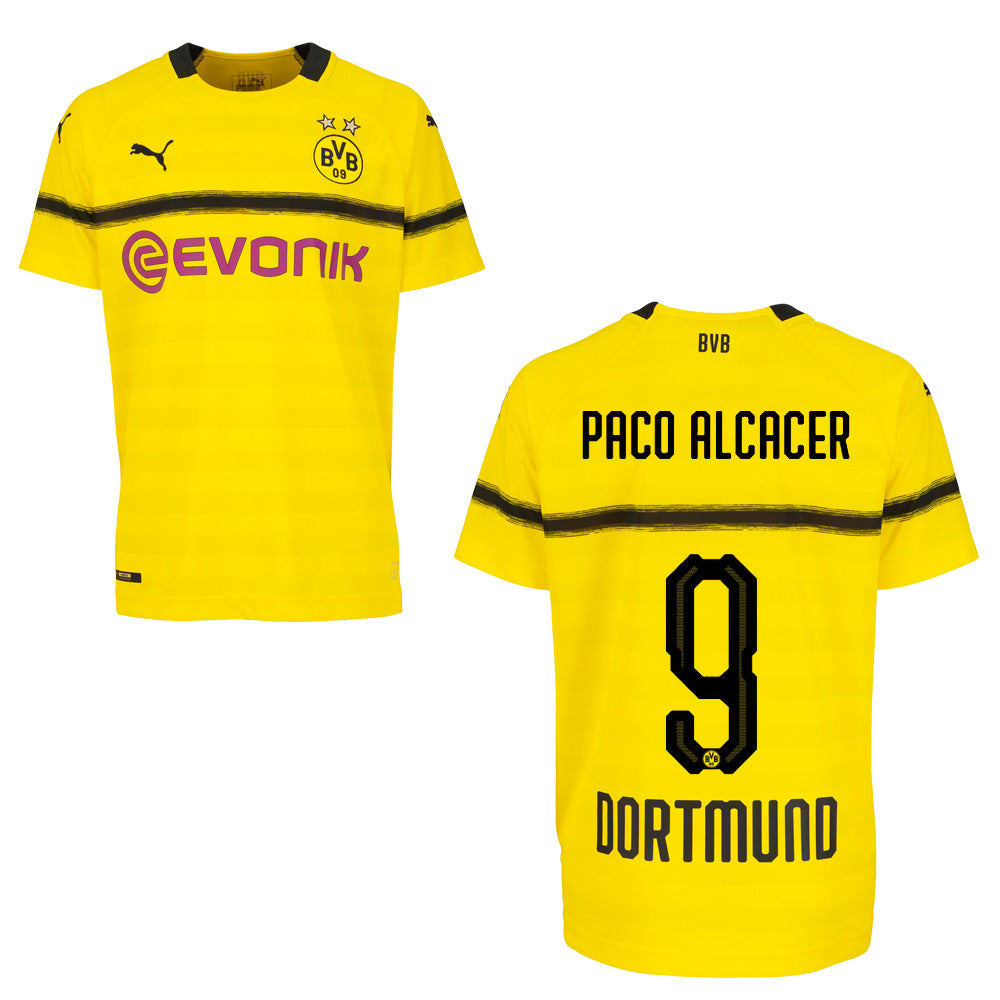 puma BVB BORUSSIA DORTMUND Trikot CUP Herren 2018 / 2019 - PACO ALCÁCER 9