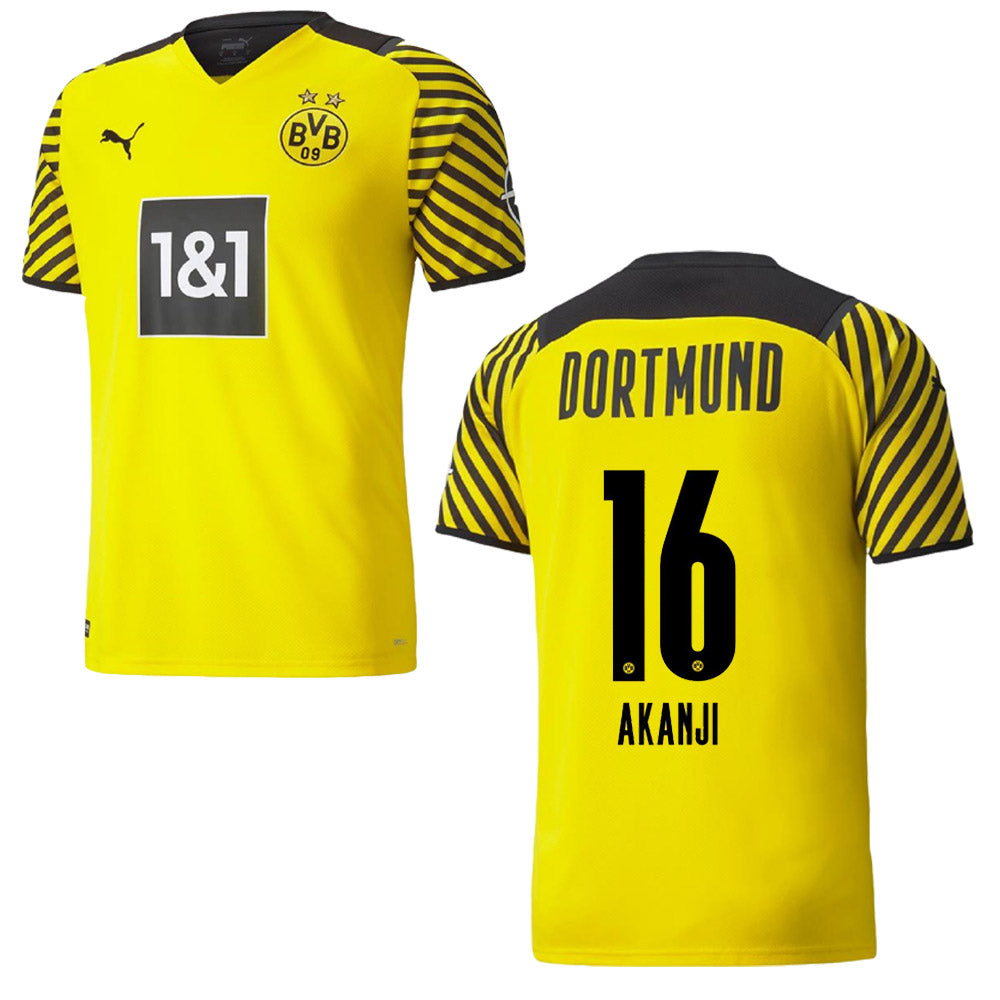 puma BVB BORUSSIA DORTMUND Trikot Home  Herren 21 / 22 - AKANJI 16