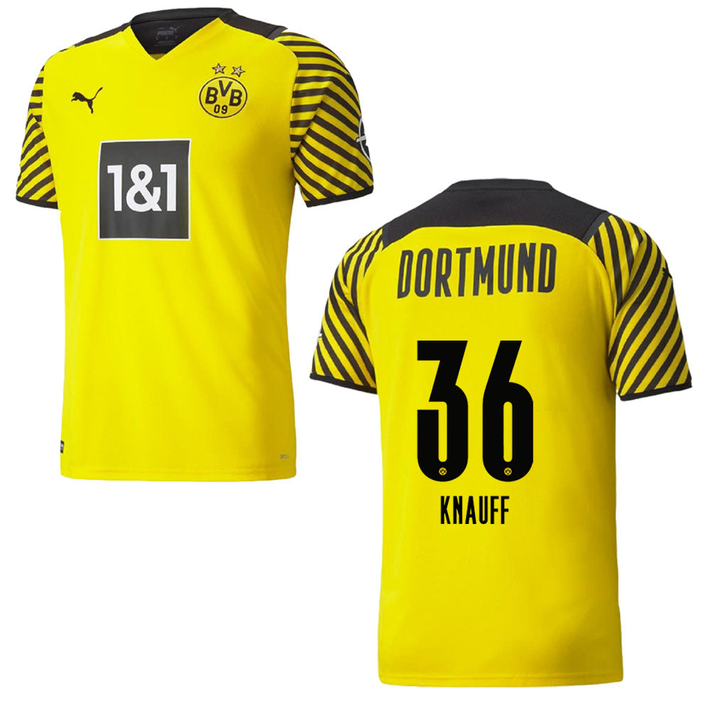 puma BVB BORUSSIA DORTMUND Trikot Home  Herren 21 / 22 - KNAUFF 36