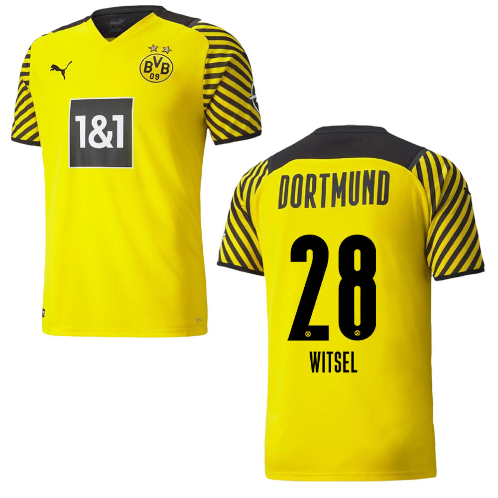 puma BVB BORUSSIA DORTMUND Trikot Home  Herren 21 / 22 - WITSEL 28