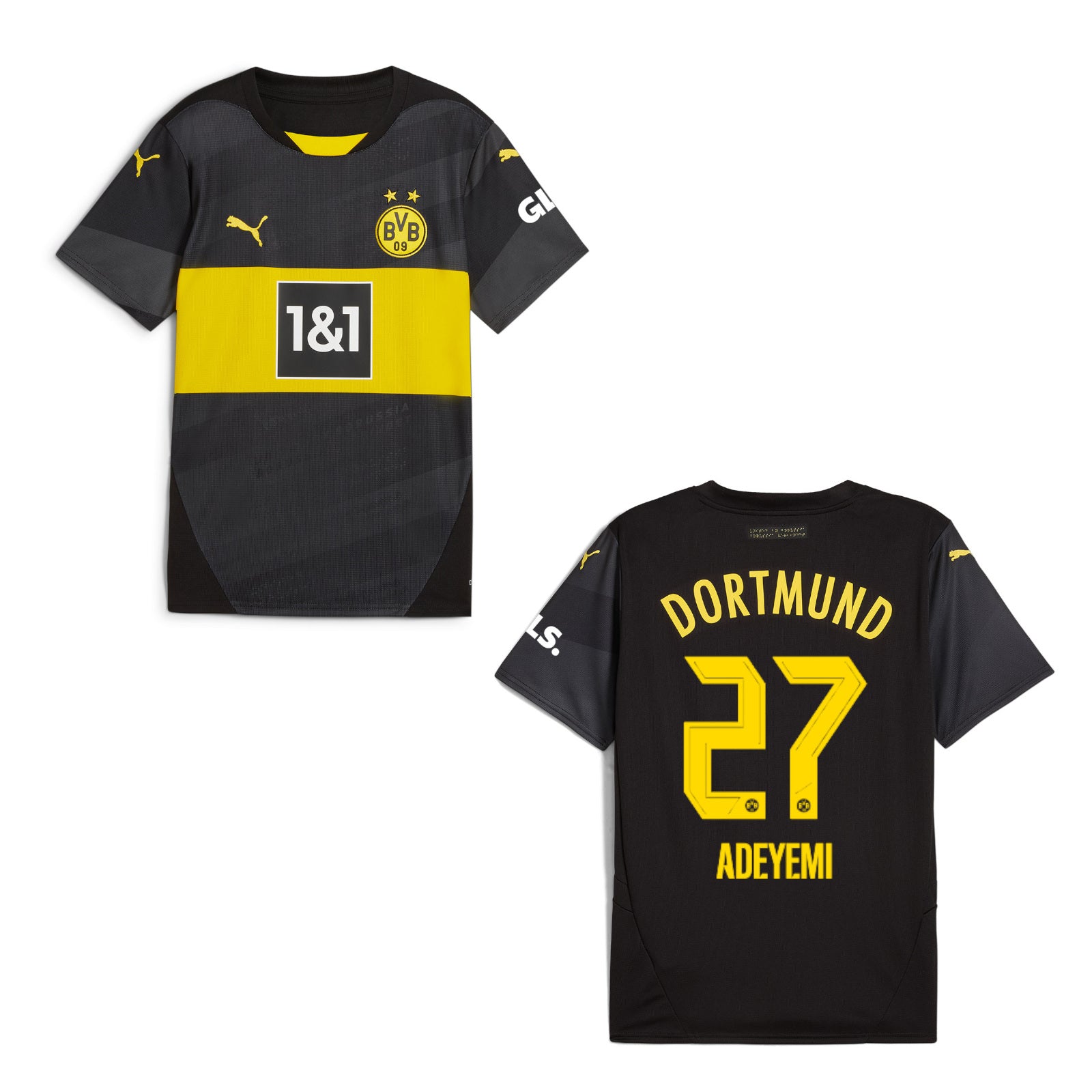 BVB BORUSSIA DORTMUND Trikot Away Herren 24 / 25 - ADEYEMI 27