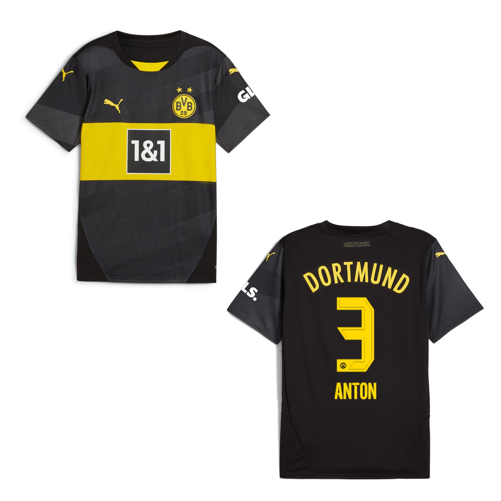 BVB BORUSSIA DORTMUND Trikot Away Herren 24 / 25 - ANTON 3