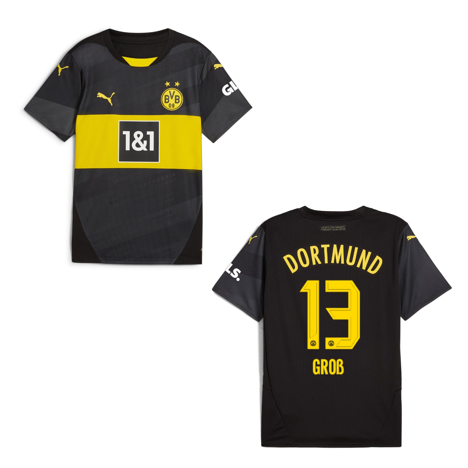 BVB BORUSSIA DORTMUND Trikot Away Herren 24 / 25 - GROß 13