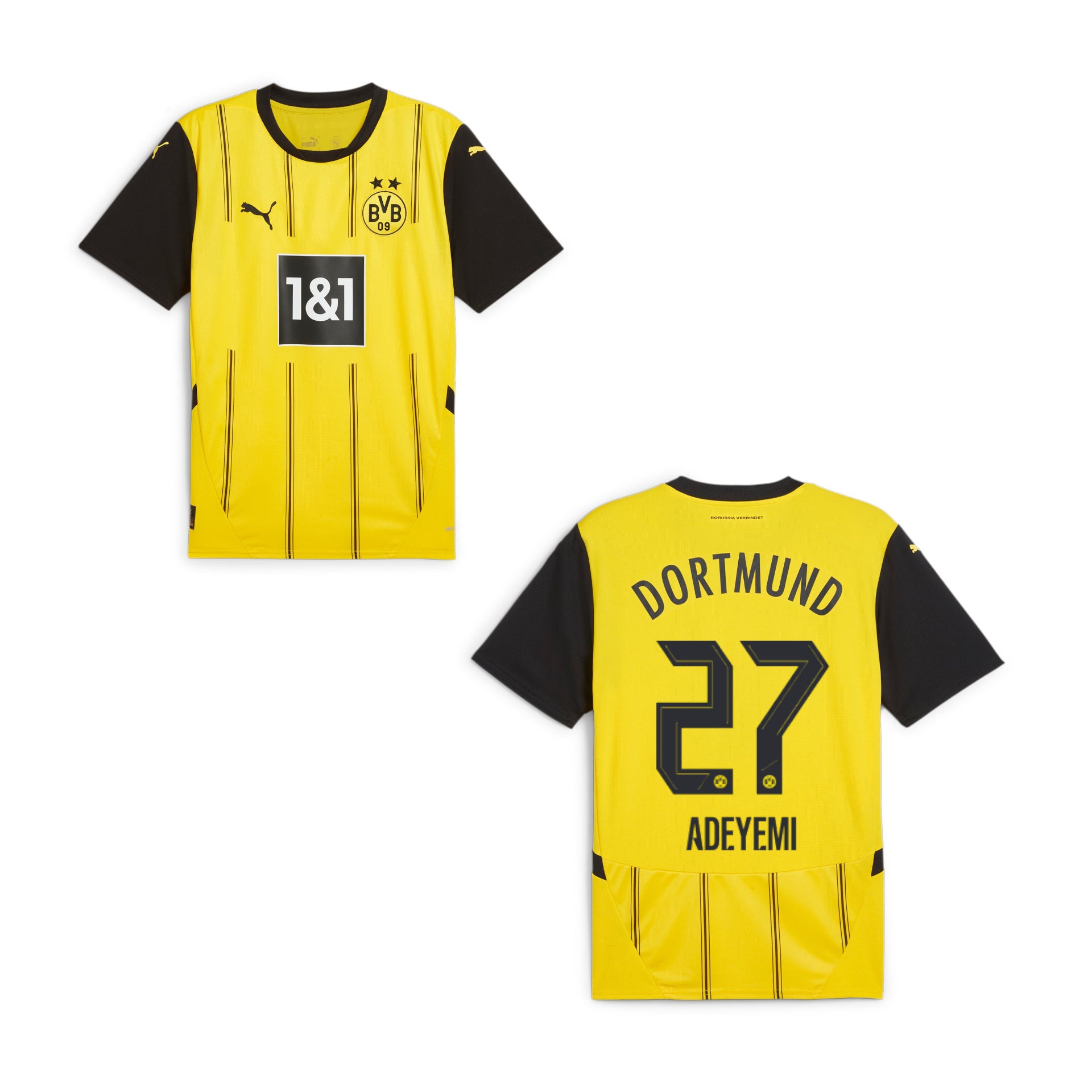 BVB BORUSSIA DORTMUND Trikot Home Herren 24 / 25 - ADEYEMI 27