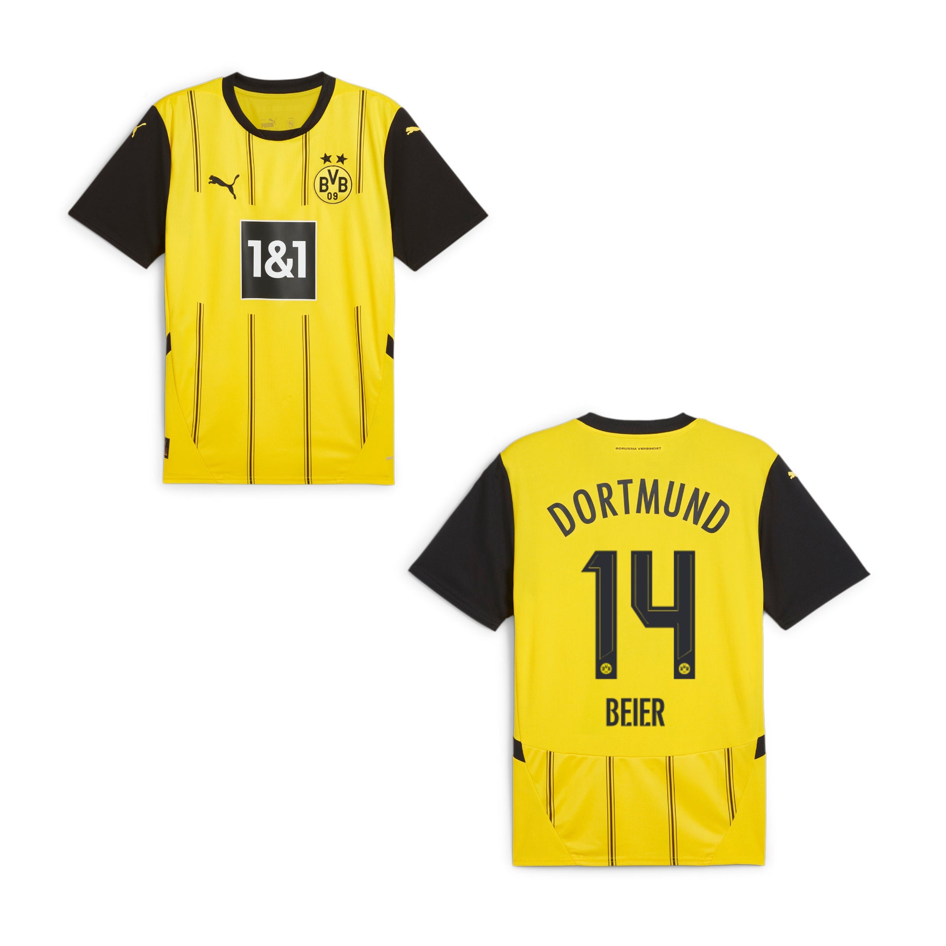 BVB BORUSSIA DORTMUND Trikot Home Herren 24 / 25 - BEIER 14