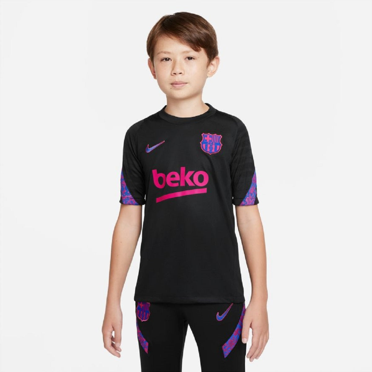 FC BARCELONA STRIKE T-Shirt Kinder schwarz