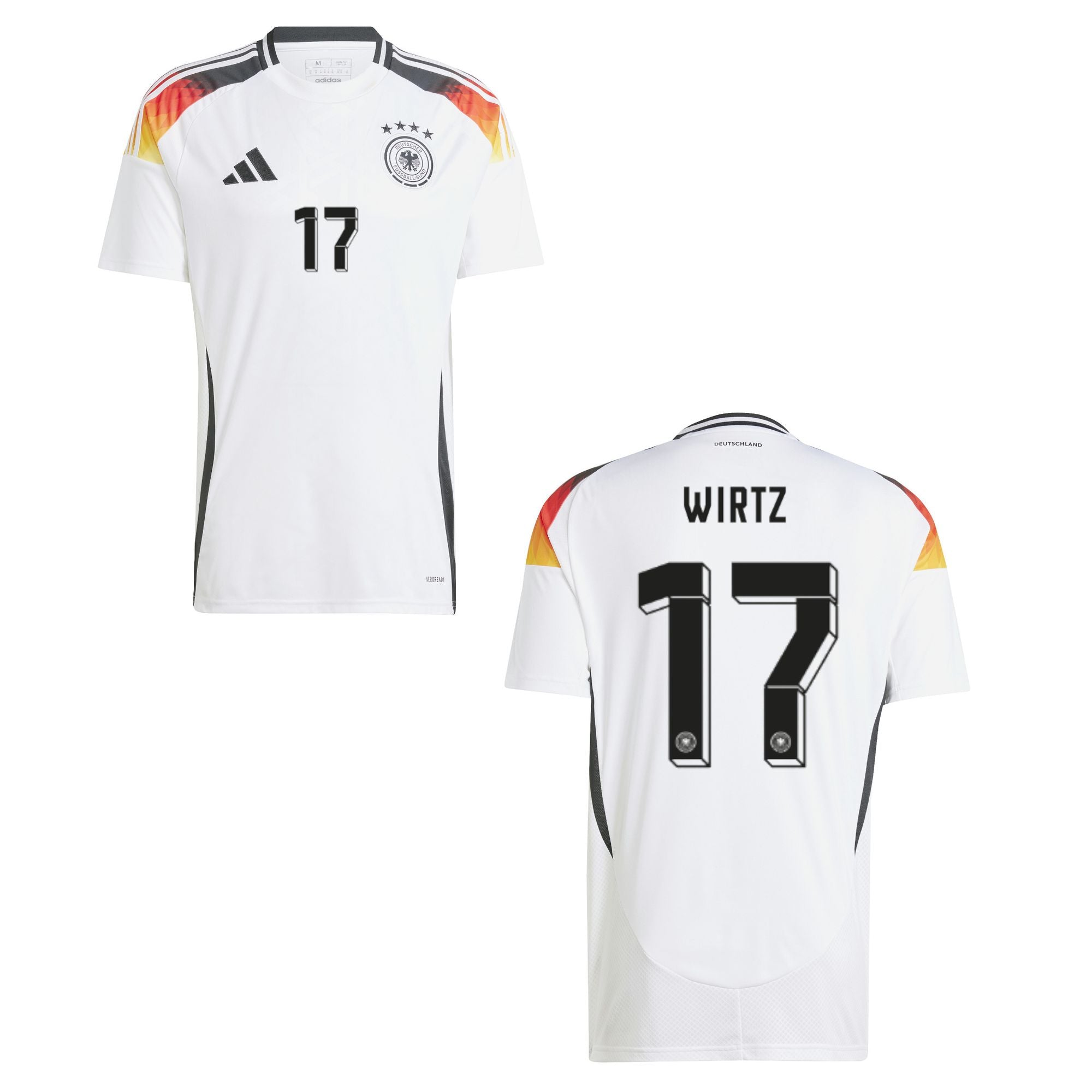 DFB DEUTSCHLAND Trikot Home Authentic Herren EURO 2024 - WIRTZ 17