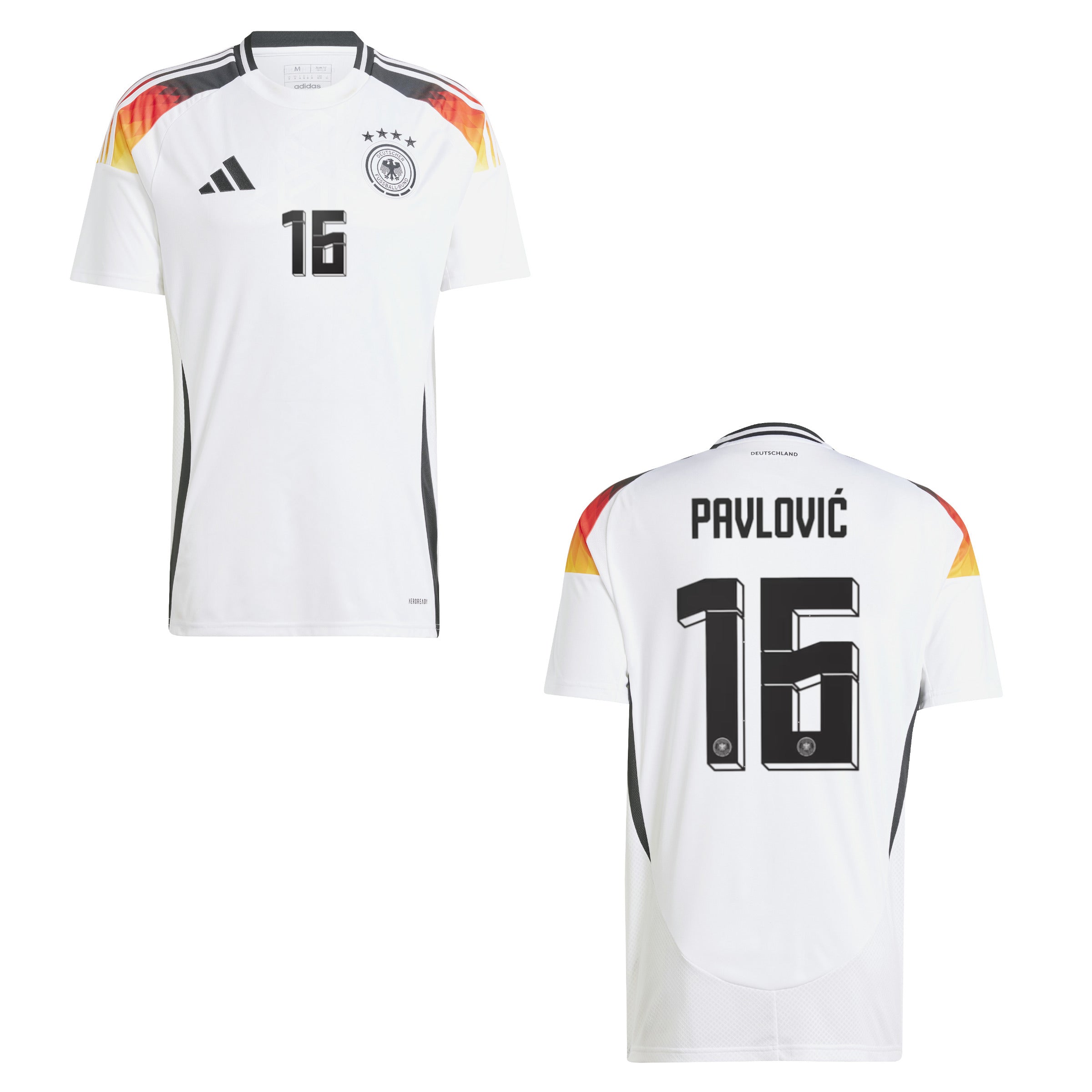 DFB DEUTSCHLAND Trikot Home Kinder EURO 2024 - PAVLOVIC 16