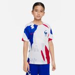 FFF FRANKREICH Pre-Match Shirt Kinder weiß-blau