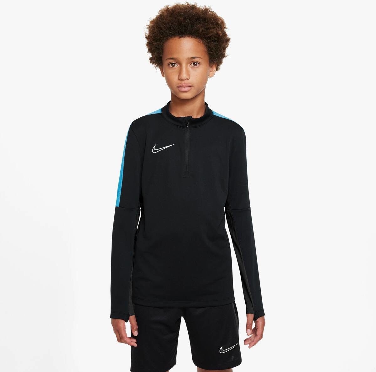 DRI-FIT Academy 23 Drill Top Trainingstop Kinder langarm schwarz-blau