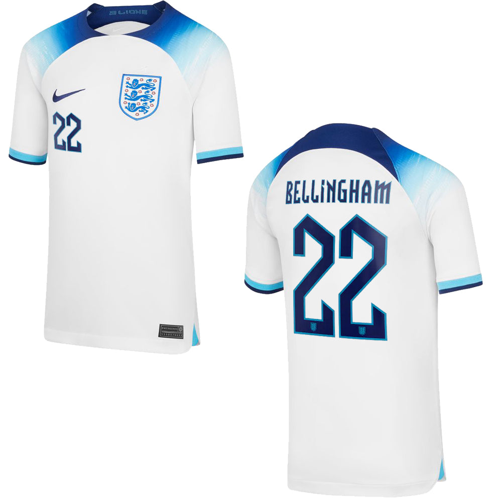 nike ENGLAND Trikot Home Herren WM 2022 - BELLINGHAM 22