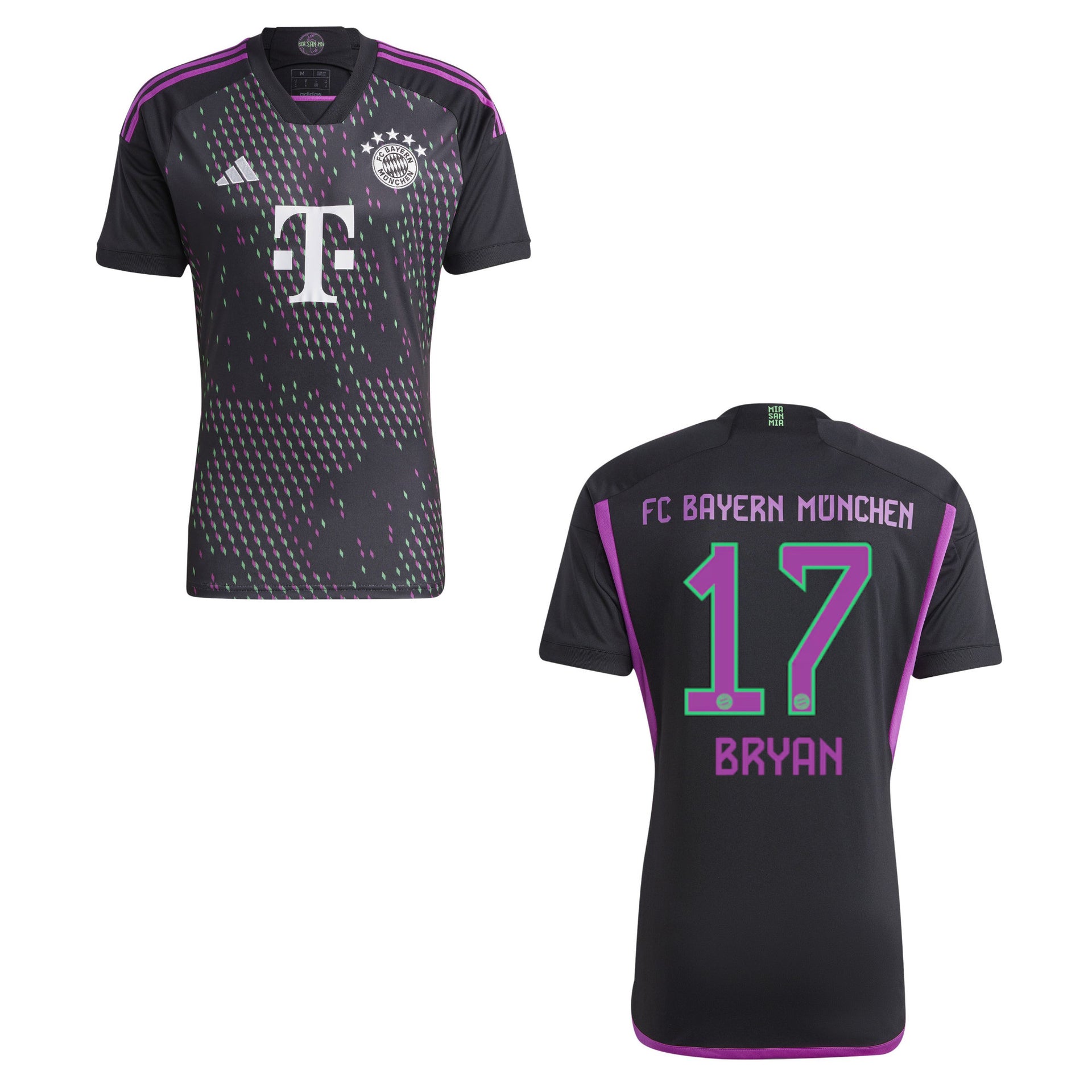 FC BAYERN MÜNCHEN AUTHENTIC Trikot Away Herren 23 / 24 - BRYAN 17