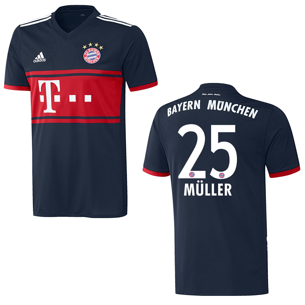 FC BAYERN MÜNCHEN Trikot Away Kinder 2017 / 2018 - MÜLLER 25