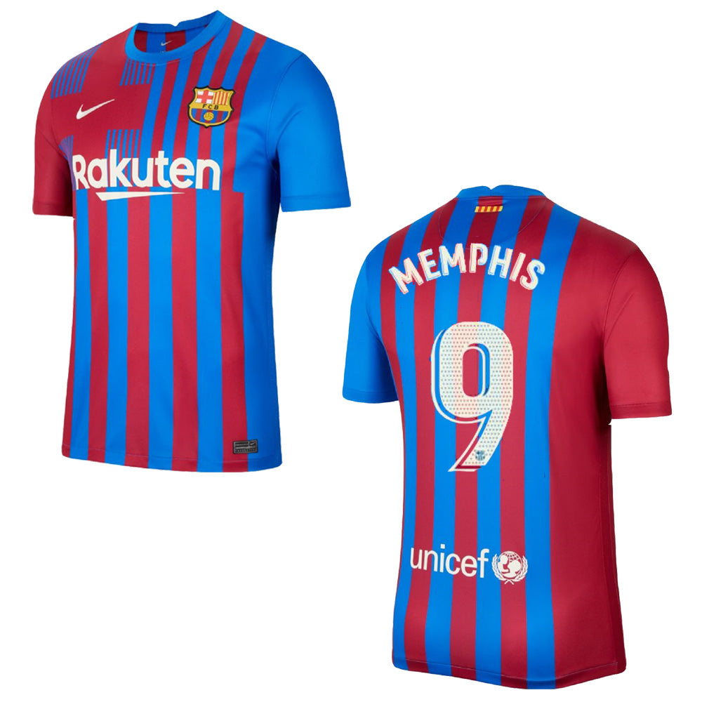 nike FC BARCELONA Trikot Home Herren 21 / 22 - MEMPHIS 9