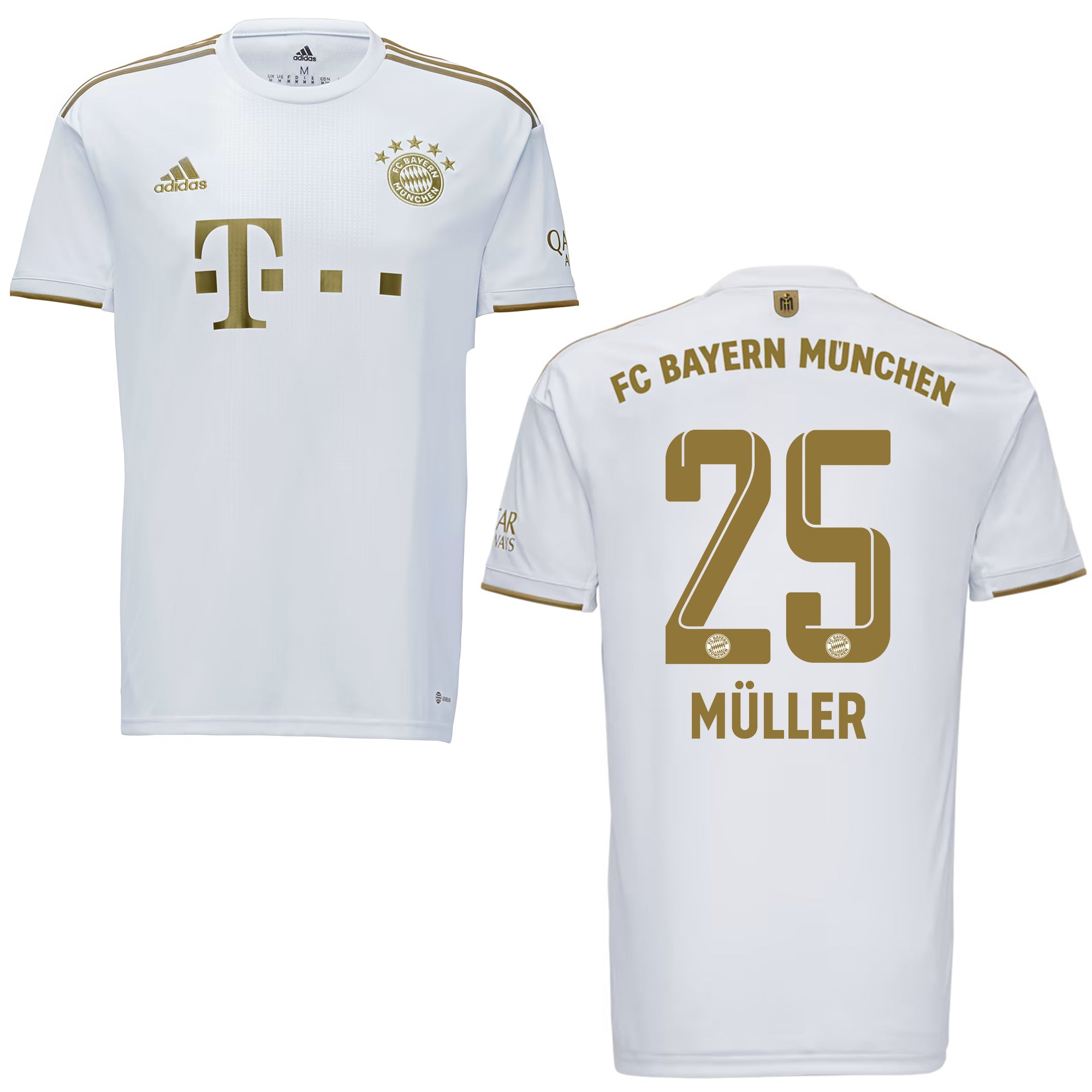 FC BAYERN MÜNCHEN Trikot Away Herren 22 / 23 - MÜLLER 25