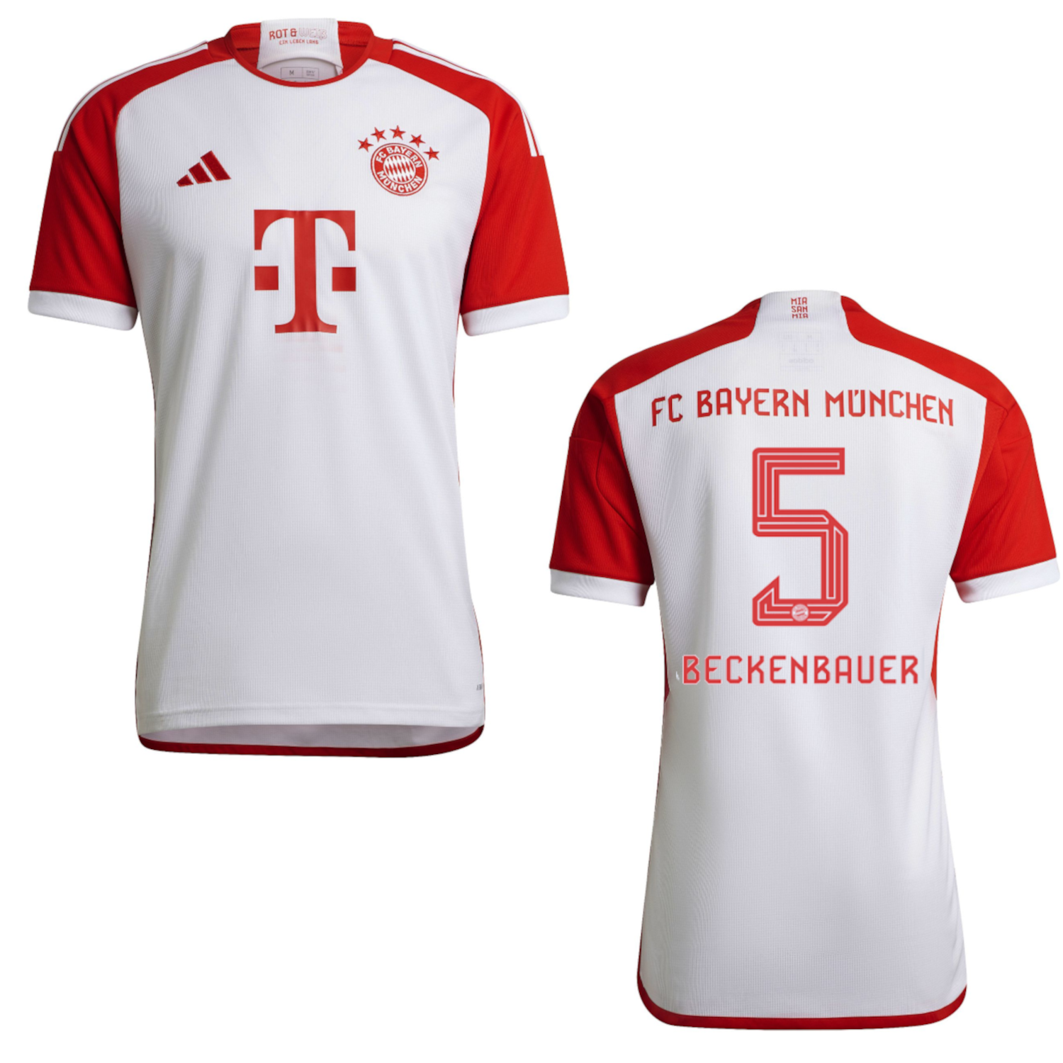 FC BAYERN MÜNCHEN Trikot Home Herren 23 / 24 - BECKENBAUER 5