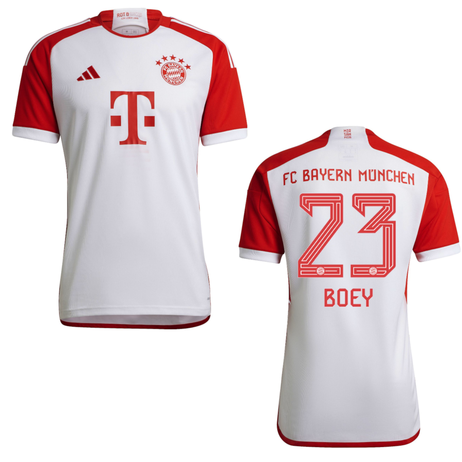 FC BAYERN MÜNCHEN AUTHENTIC Trikot Home Herren 23 / 24 - BOEY 23