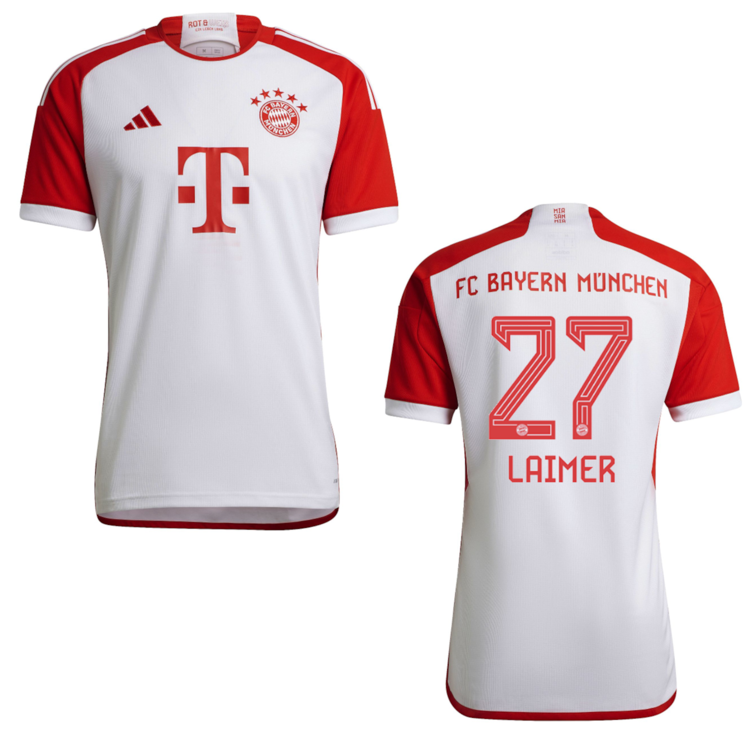 FC BAYERN MÜNCHEN Trikot Home Kinder 23 / 24 - LAIMER 27