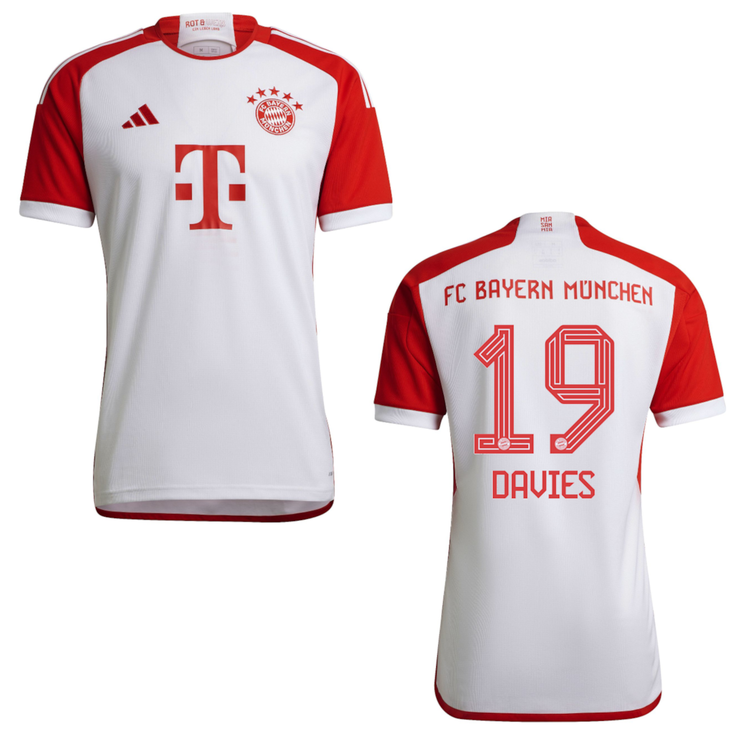 FC BAYERN MÜNCHEN Trikot Home Kinder 23 / 24 - DAVIES 19