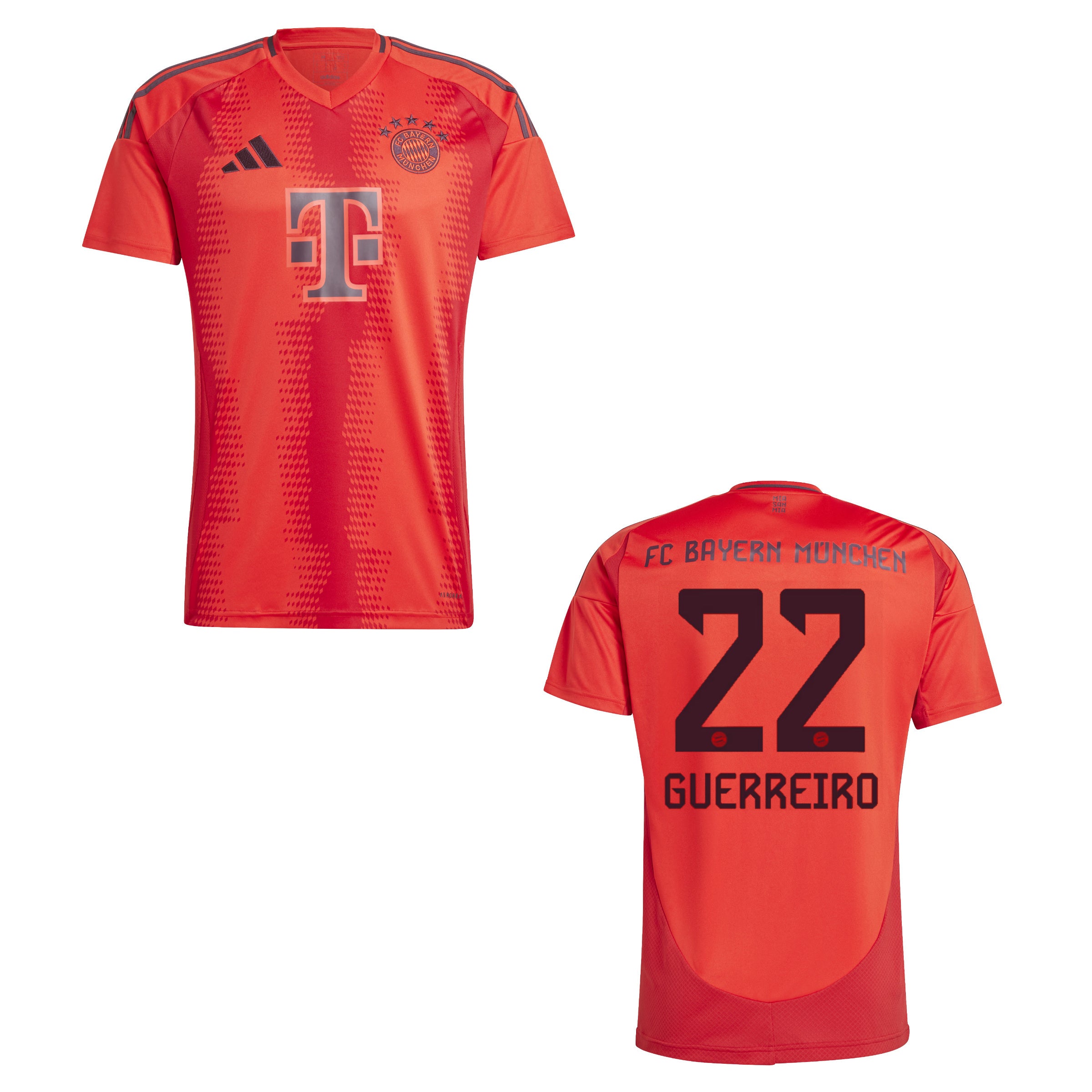 FCB FC BAYERN MÜNCHEN Trikot Home Herren 24 / 25 - GUERREIRO 22