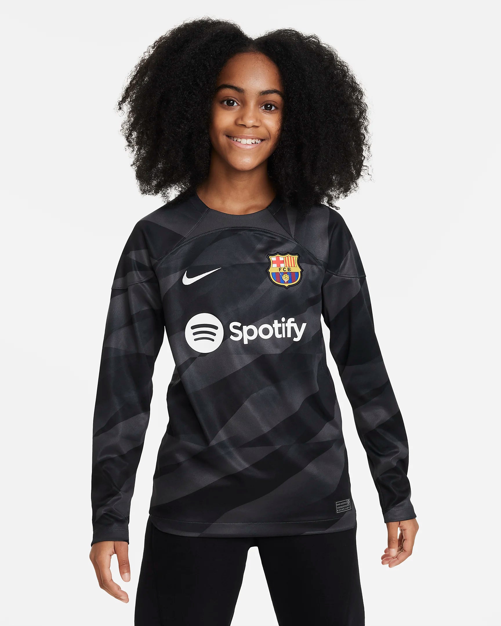 FC BARCELONA Trikot Torwart Kinder schwarz 23 / 24