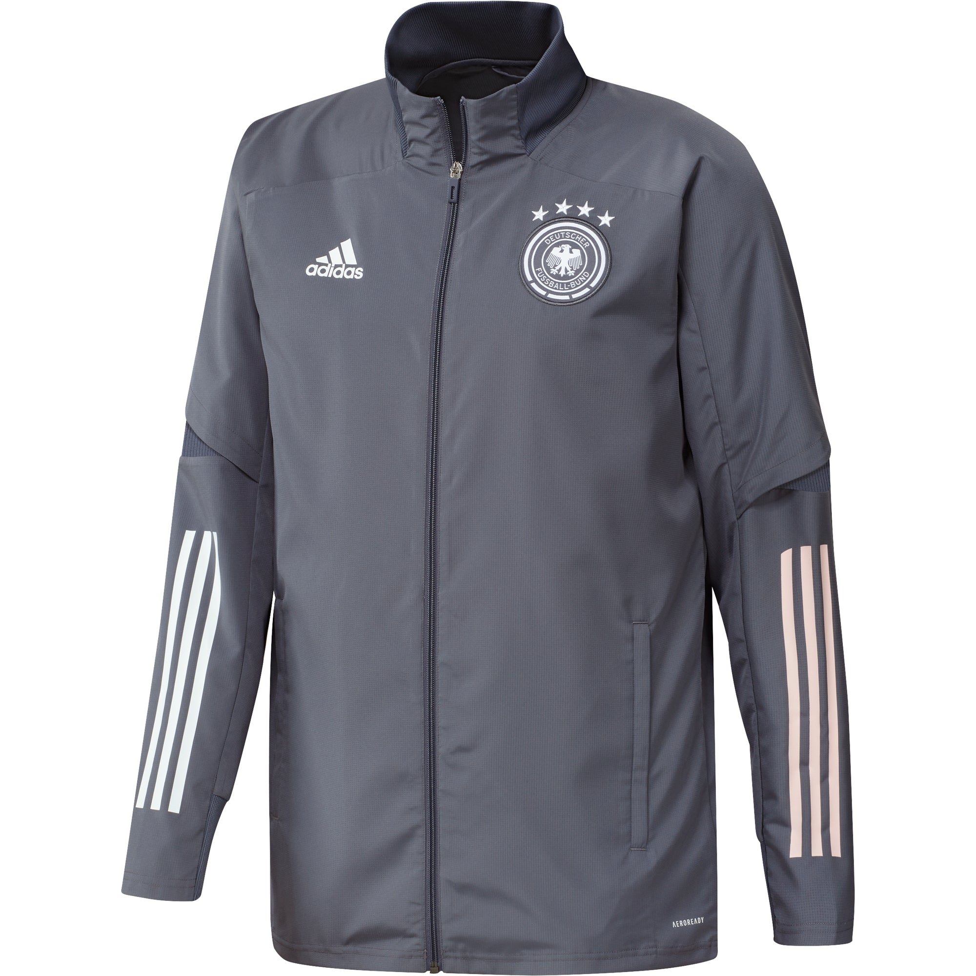 DFB DEUTSCHLAND PRÄSENTATIONSJACKE Kinder EURO 2020 grau