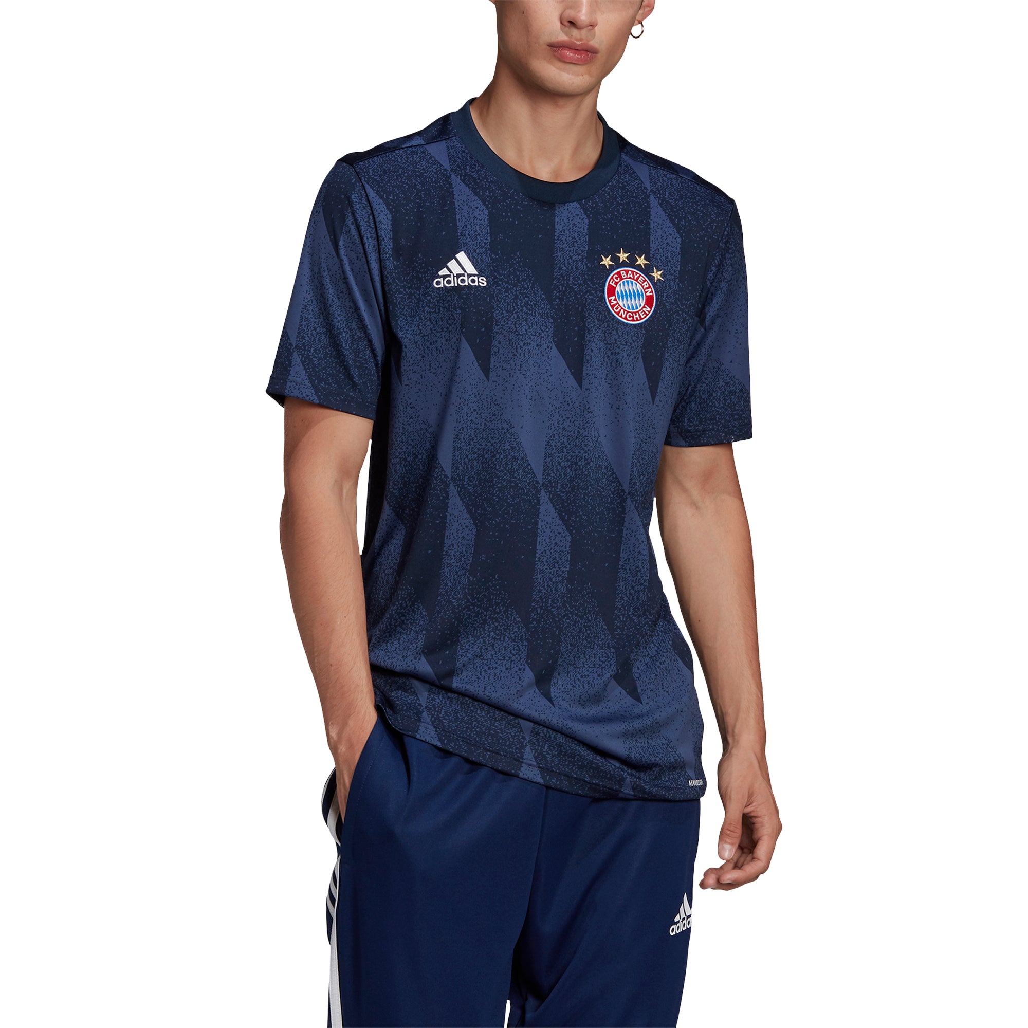 FCB BAYERN MÜNCHEN Präsentationsshirt Herren blau