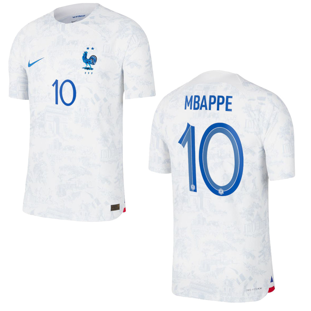 nike FFF FRANKREICH Trikot Authentic Away Herren WM 2022 - MBAPPÉ 10