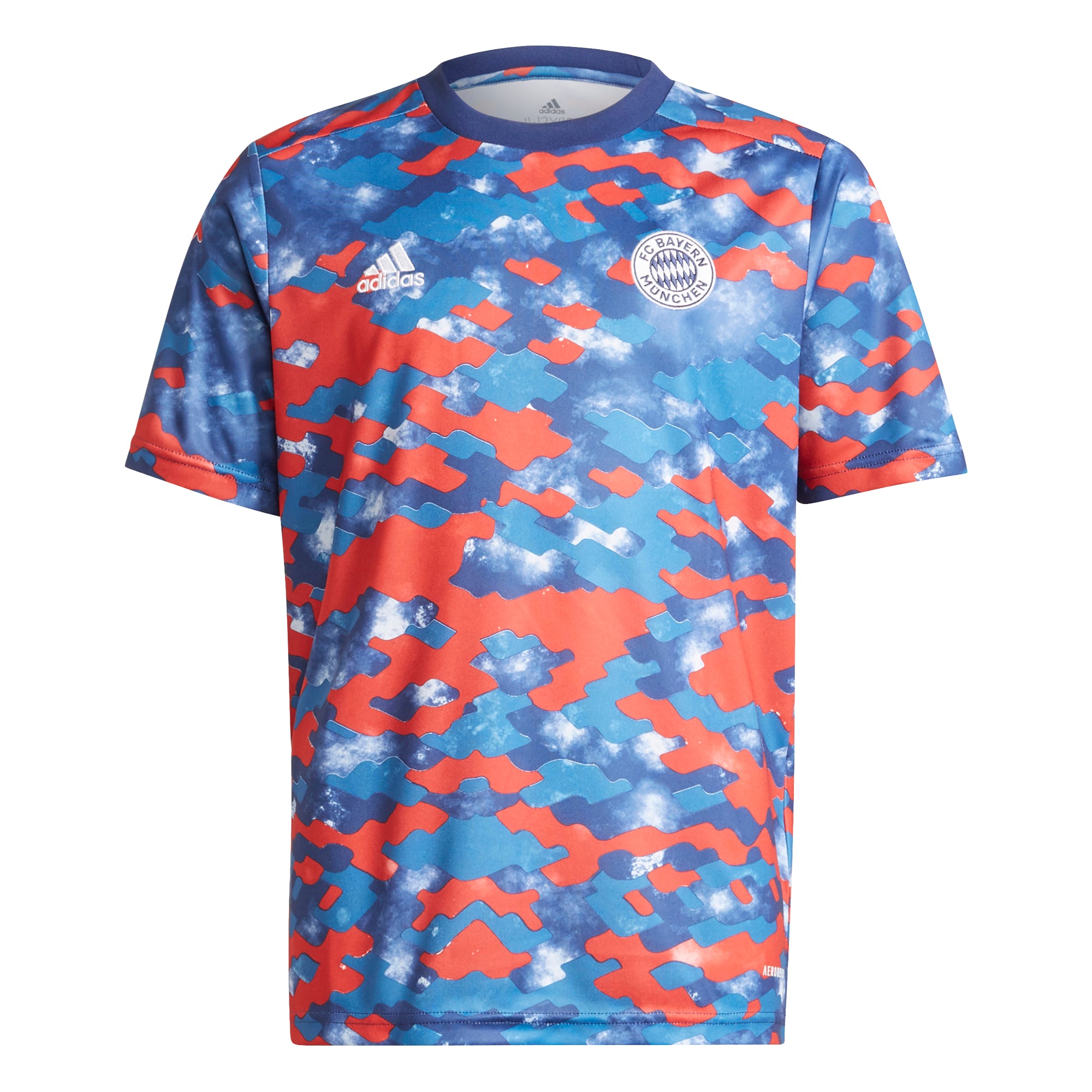 FCB BAYERN MÜNCHEN PRE MATCH Shirt Kinder blau-rot