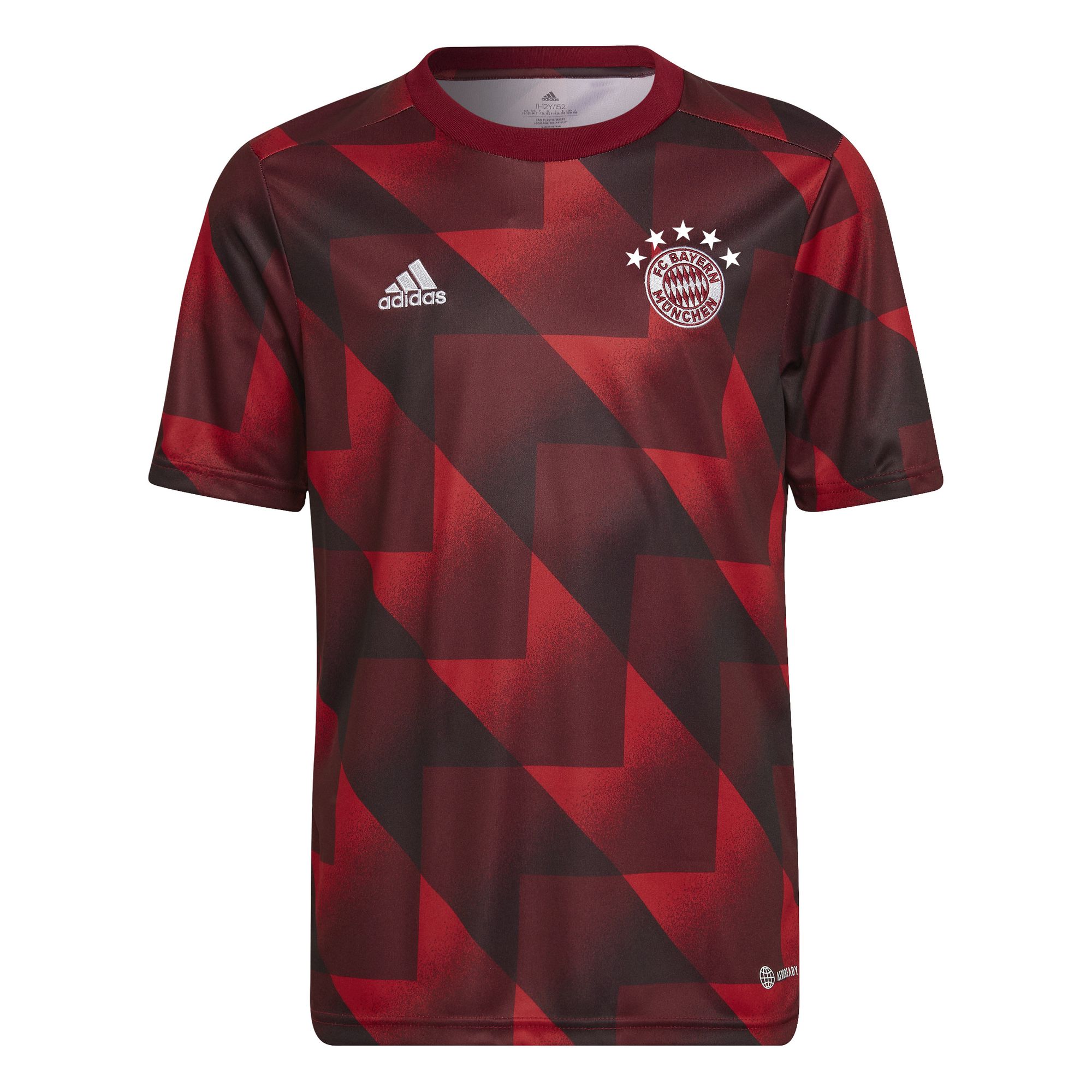 FC BAYERN MÜNCHEN Pre-Match Shirt Kinder rot-schwarz