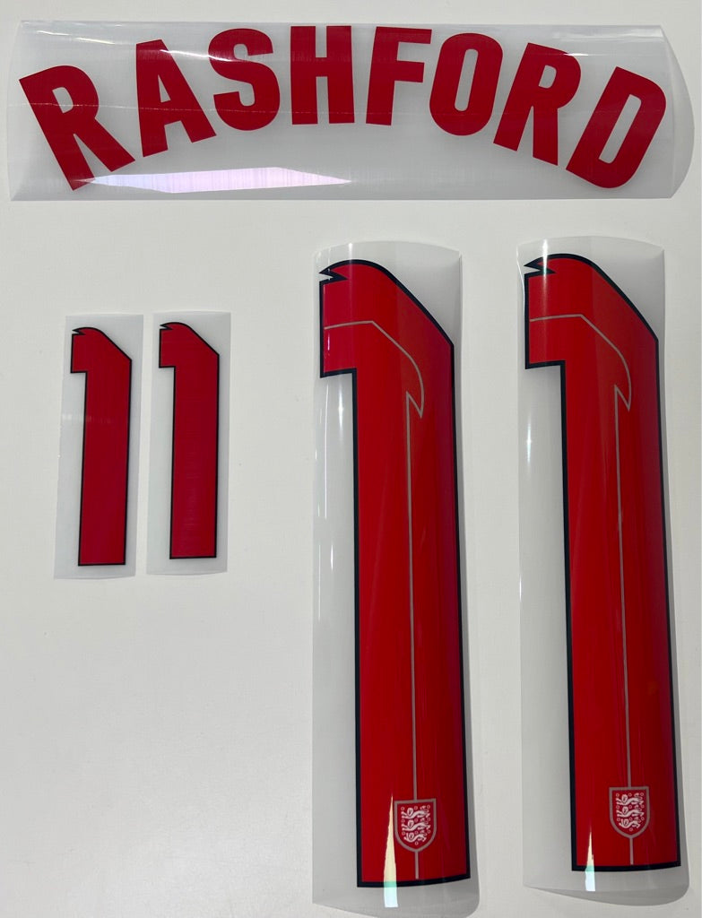 Original England Trikot-Flock 25cm - RASHFORD 11