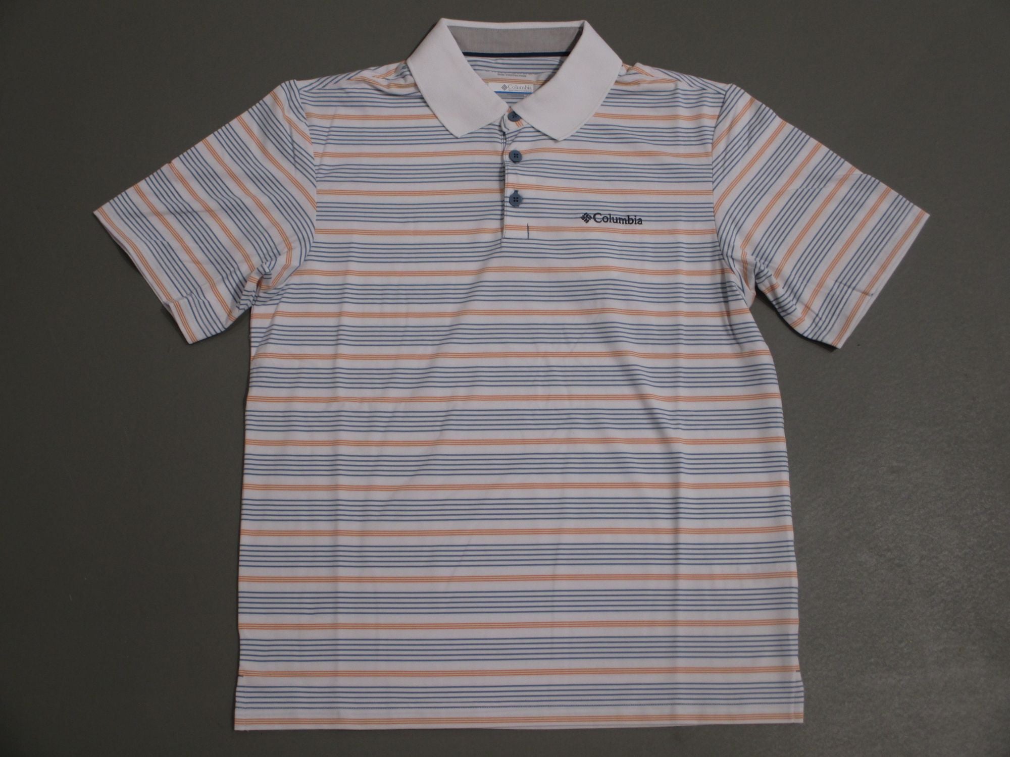 columbia BIG SMOKE II Stripe Poloshirt Herren apricot