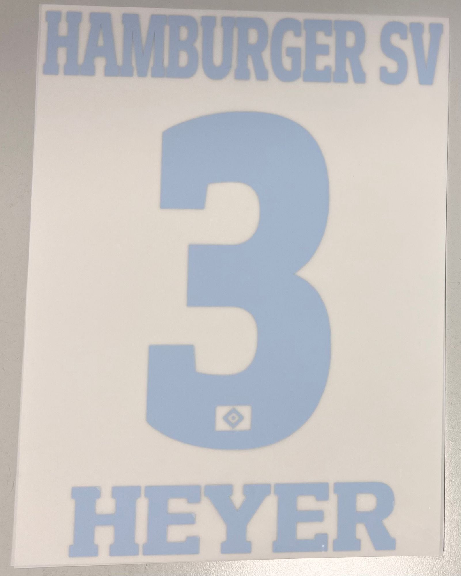 Original Trikot-Flock Hamburger SV 26cm - HEYER 3