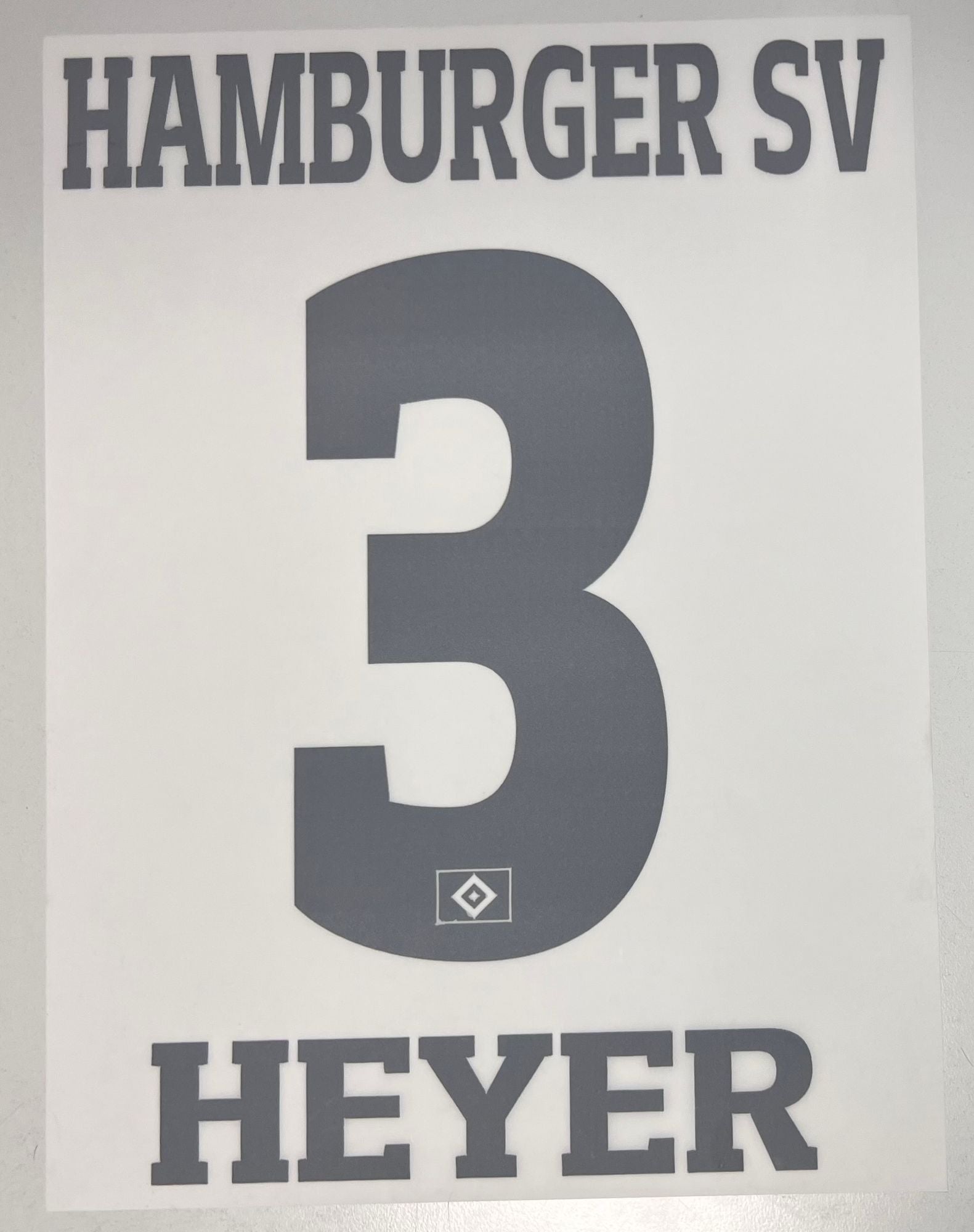 Original Trikot-Flock Hamburger SV 26cm - HEYER 3