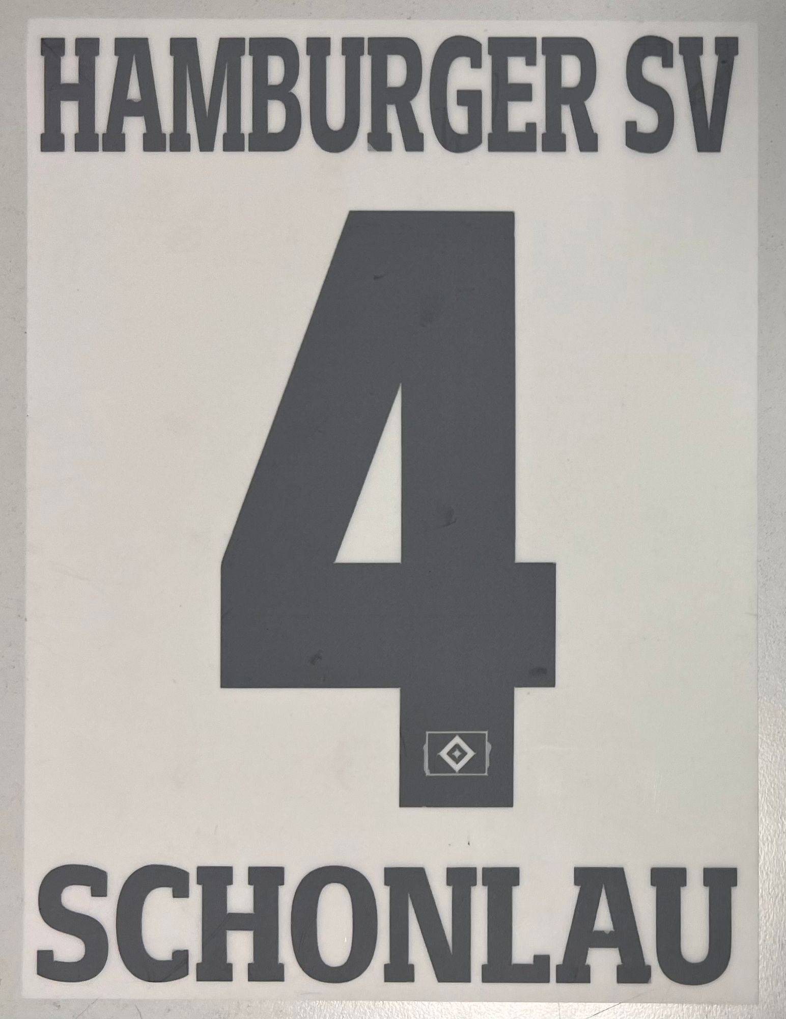 Original Trikot-Flock Hamburger SV 18cm - SCHONLAU 4