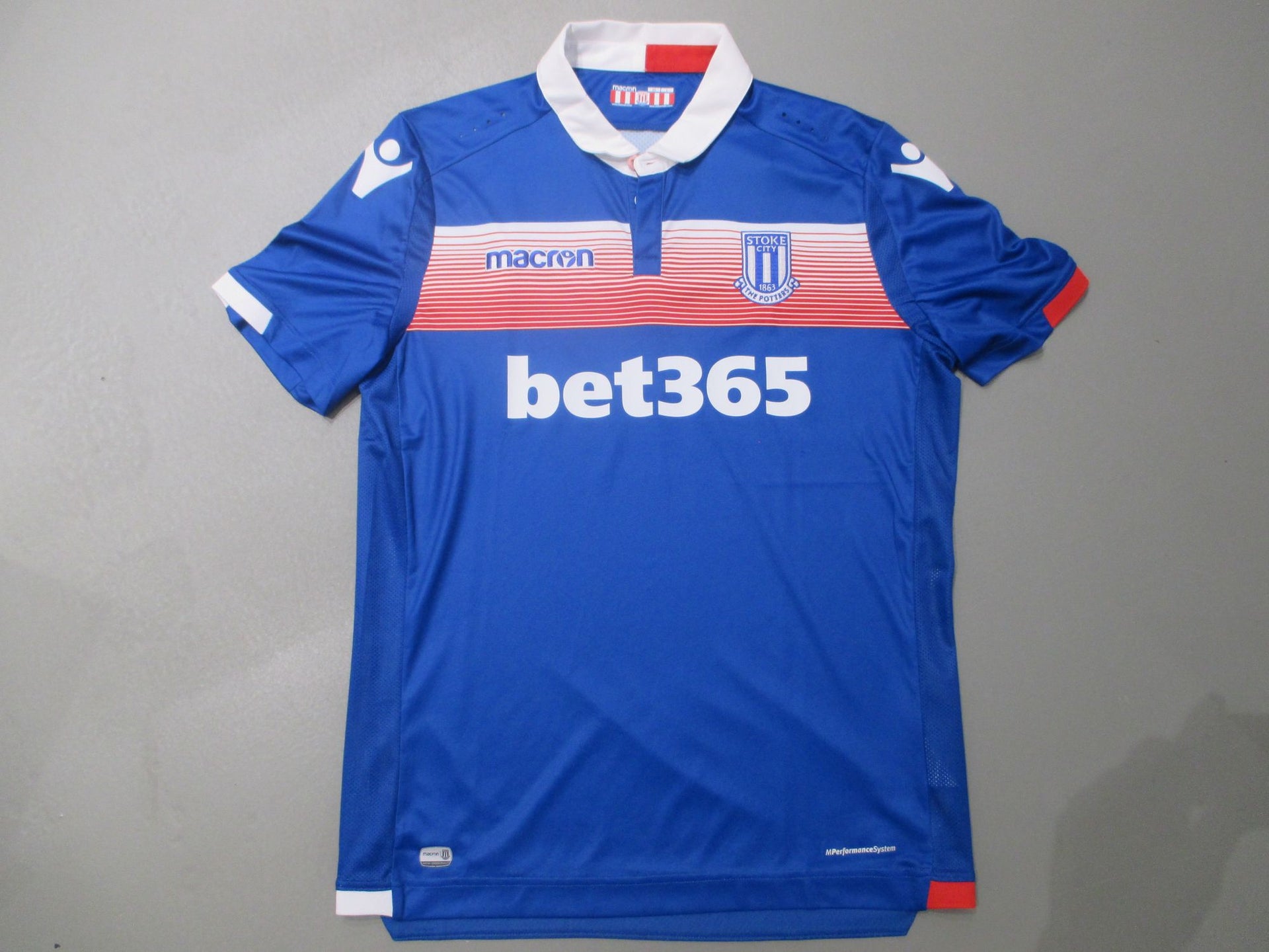 macron STOKE CITY Trikot Away Herren 17 / 18