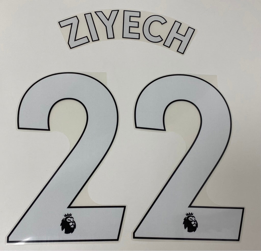 Original Premier League Trikot-Flock 23cm - ZIYECH 22