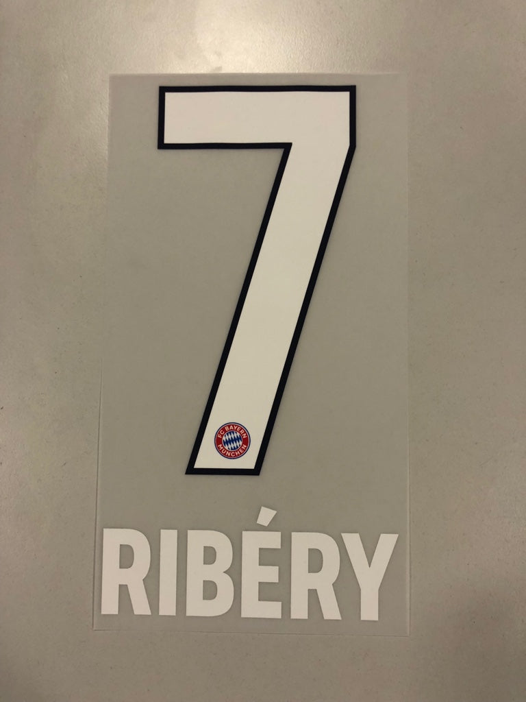 Original FC Bayern München Trikot-Flock 17cm - RIBÉRY 7