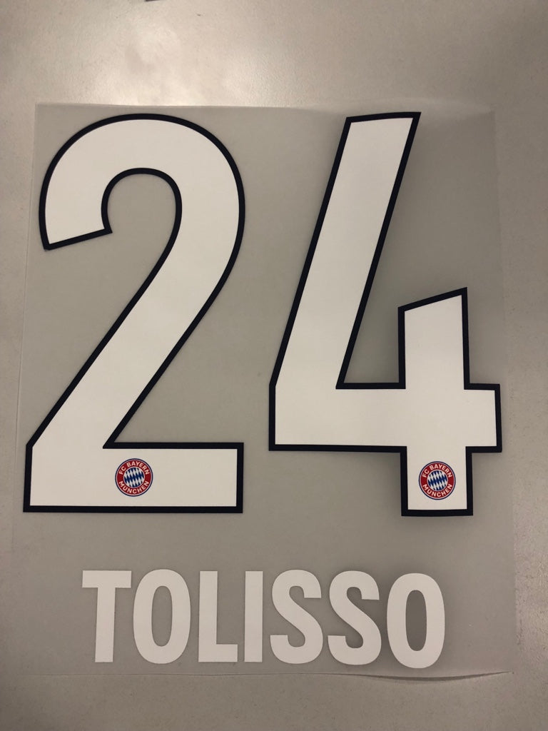 Original FC Bayern München Trikot-Flock 17cm - TOLISSO 24