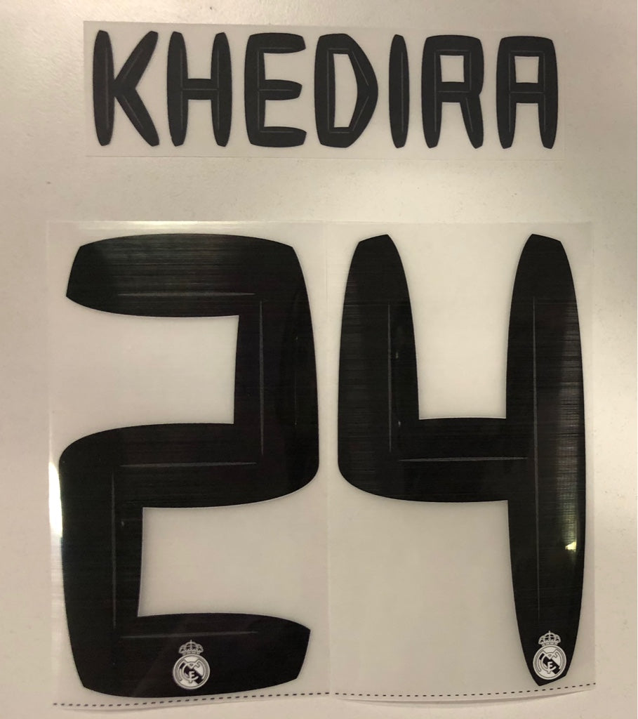 Original Trikot-Flock Real Madrid 16cm - KHEDIRA 24