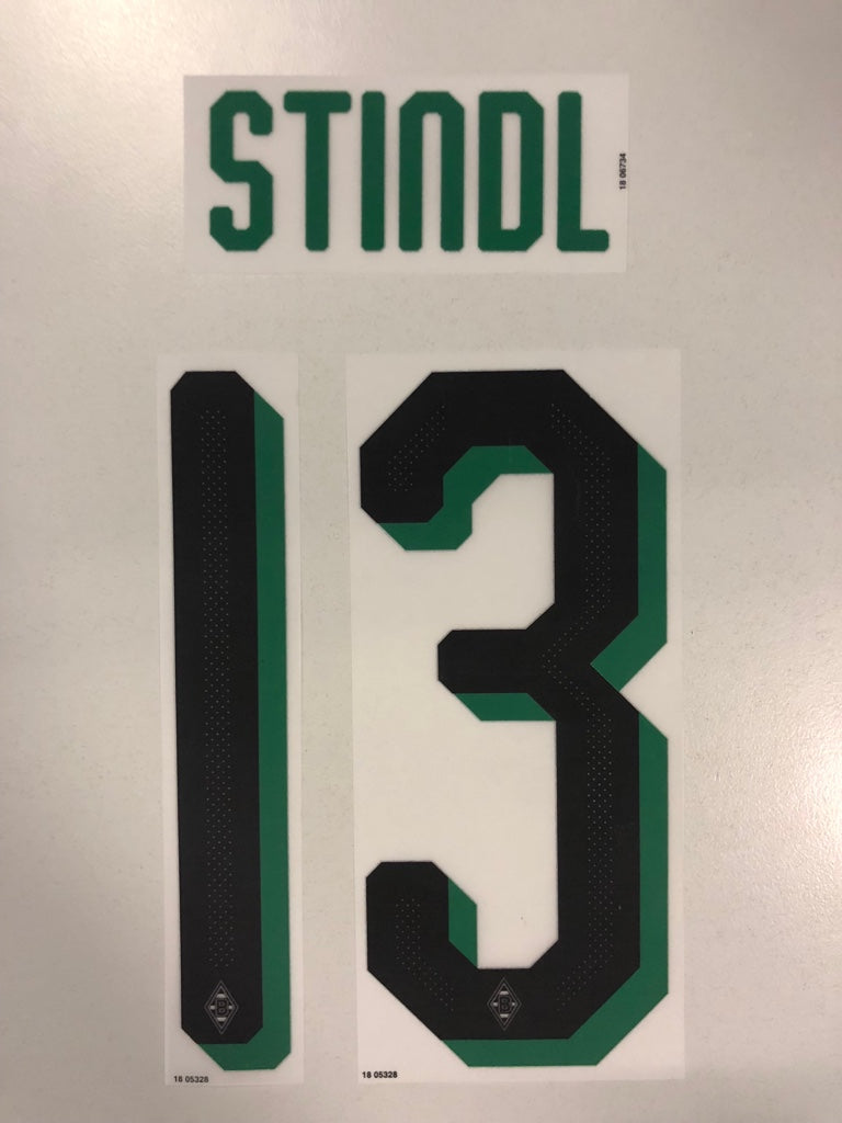 Original Borussia Mönchengladbach Trikot-Flock 20cm - STINDL 13