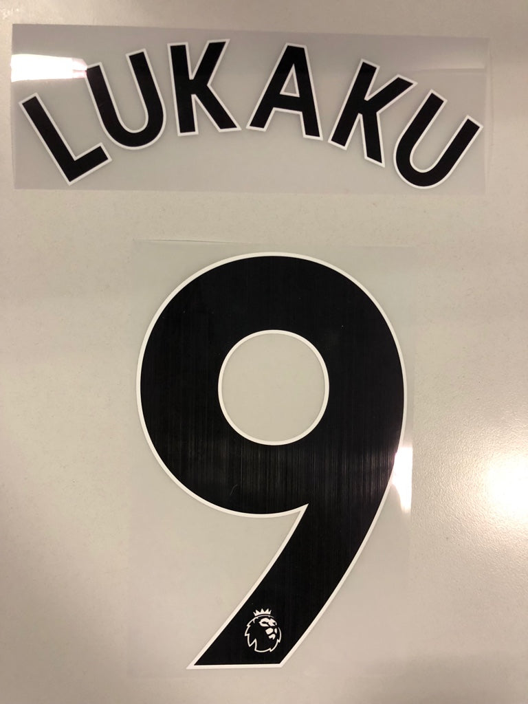 Original Premier League Trikot-Flock 23cm - LUKAKU 9